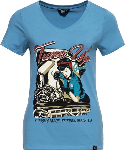 Queen Kerosin dames-T-shirt - Tune Up QK4195358075
