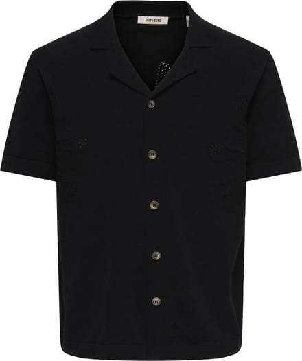 ONLY&SONS - ONSJAM LIFE REG SS SHIRT KNIT - Heren - Cardigans