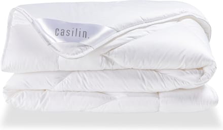 Casilin Dekbed 2 persoons 200 x 220cm - Katoen Satijn - Hotelkwaliteit - Wit