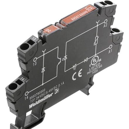 Weidmüller Halfgeleiderrelais 8951160000-1 0.1 A Schakelspanning (max.): 230 V/AC 1 stuk(s)
