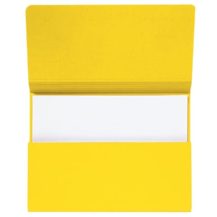 Jalema Pocketmap zuurvrij Secolor 1-300 vel, geel, folio (pak 10 stuks)