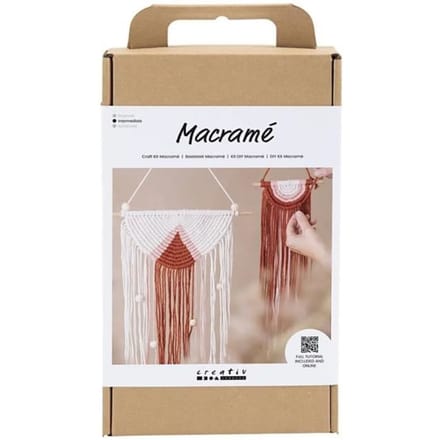 Creativ Company Startersset Macramé - Handwerkpakket - Wanddecoratie