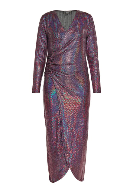 Faina Jurk Dames Roze Veelkleurig