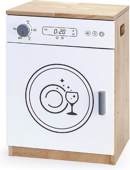 Vigatoys - Houten - Afwasmachine - Luxe - Wit