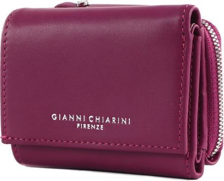 GIANNI CHIARINI Leren Portemonnee Lush Wallet Hot Pink (rood)paars