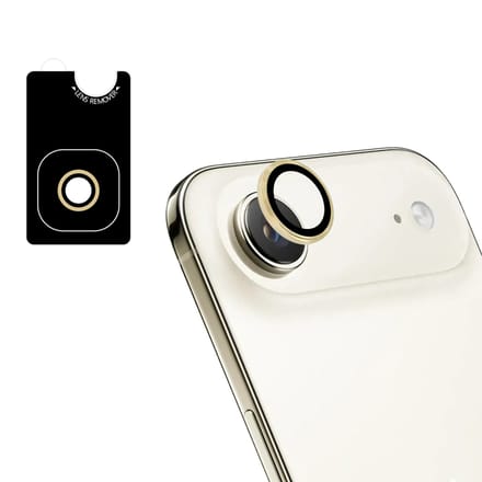 imoshion Camera Lens Protector - Geschikt geschikt voor Apple iPhone 17 Air - 2 Pack - Light Gold