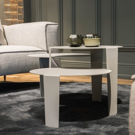 Steelful CASCADO Salontafel - Zijde grijs