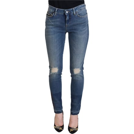 Versleten Skinny Jeans Model 73093