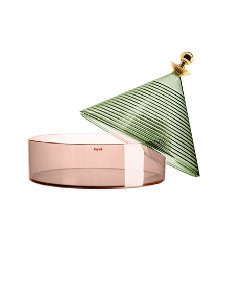 Kartell - Trullo Opbergschaal - Verde Salvia/roze - groen