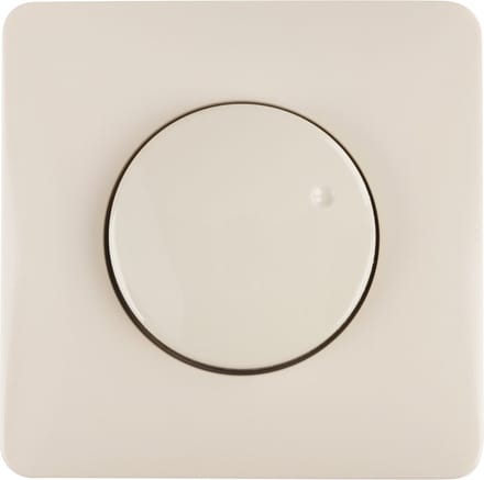 Centraalplaat met knop voor dimmer