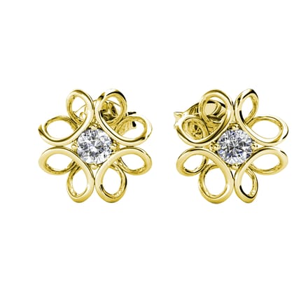 Daffodil Parures - Goud en Kristal