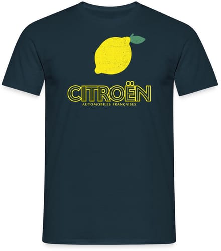 Citroën Frans Woordspeling T-Shirt Heren