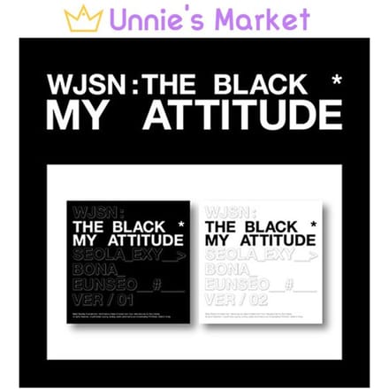 WJSN Album [THE BLACK] Random Ver,No poster gray