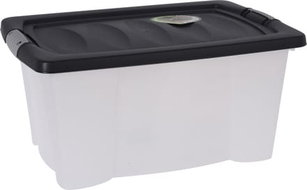 Storage Solutions Opslagbak/opbergdoos/organizer - met deksel - kunststof - 13 Liter
