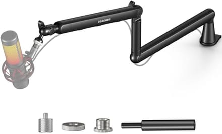 Microfoonarm Desk Low Profile Mic Boom Arm Stand - Geschikt voor Blue Yeti, HyperX QuadCast, Elgato Wave en meer