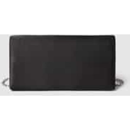 Clutch met schouderband in metallic