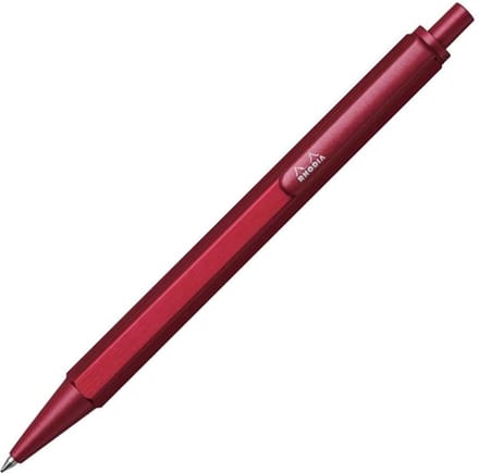 Stylo à bille Rhodia Script – Rode body – 0,7 mm schrijfbreedte