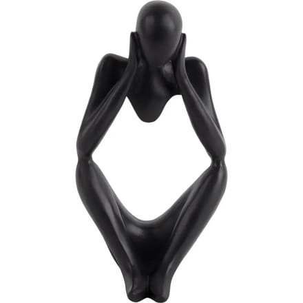 Present Time Dreaming beeld H21cm zwart
