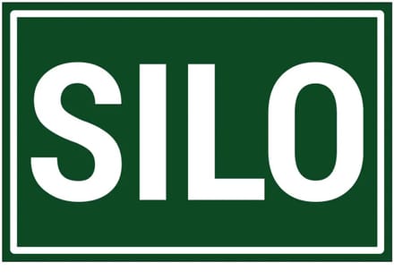 Silo bord | gecoat dibond materiaal | 30 x 20 cm