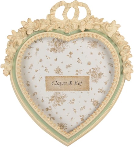 Clayre & Eef Fotolijst 10x15 cm Beige Kunststof