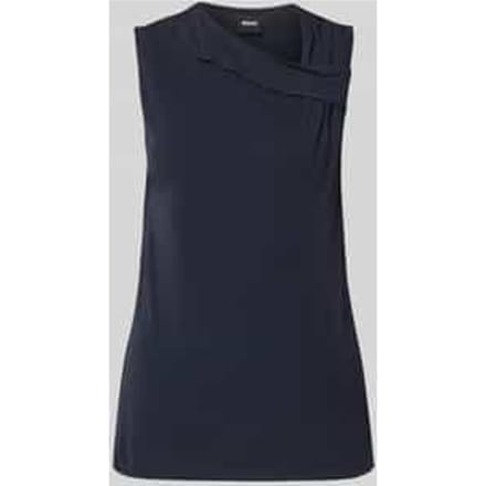 Slim fit top van pure viscose model 'Epuete '