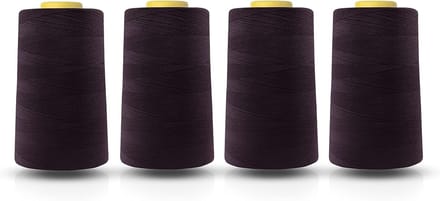 Polyester Naaimachine Garen - Lockmachine Draad - Kleding Maken - Hoge Steekkwaliteit - 4 Kegels 5000 Meter - Mix Kleuren