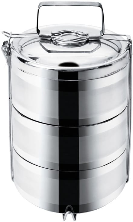 Orion - Thermische Stalen Menażka - 3 Lagen - 3x1,1 l - Handvat