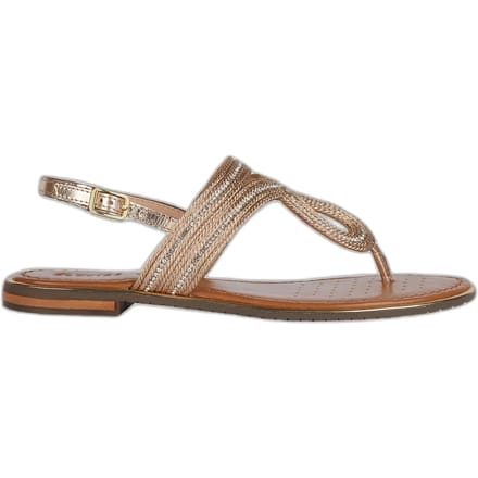 GEOX SOZY PLUS DAMES Sandalen - DONKER GOUD - Maat 41