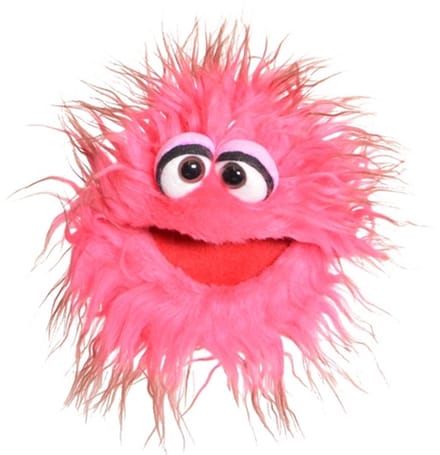 Living puppets handpop 20cm Knups roze bol