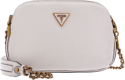 GUESS Schoudertas Becci Girlfriend Double Zip Crossbody Bag Seashell Crème
