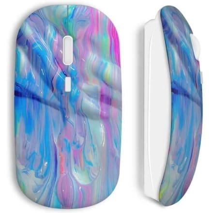 Souris sans fil peinture style