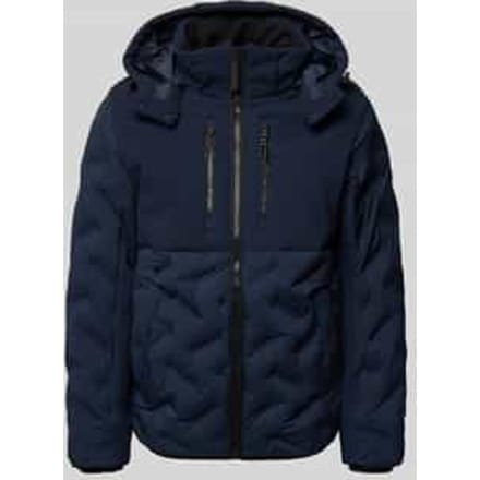 Regular fit bodywarmer met afneembare capuchon