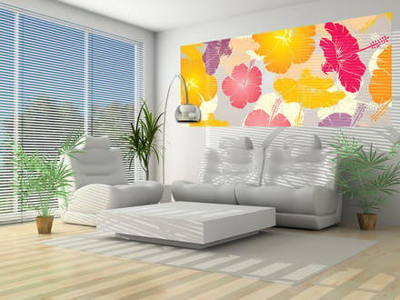 Flowers Abstract Photo Wallcovering