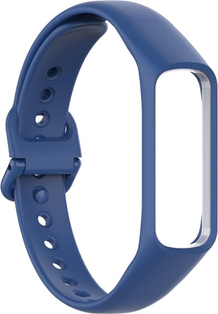Siliconen bandje - geschikt voor Samsung Galaxy Fit 2 - blauw