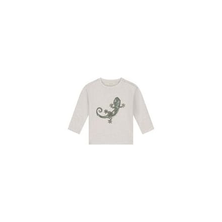 Sweet Petit baby shirt - meisjes en jongens - Soft Ecru Melange - Maat 56