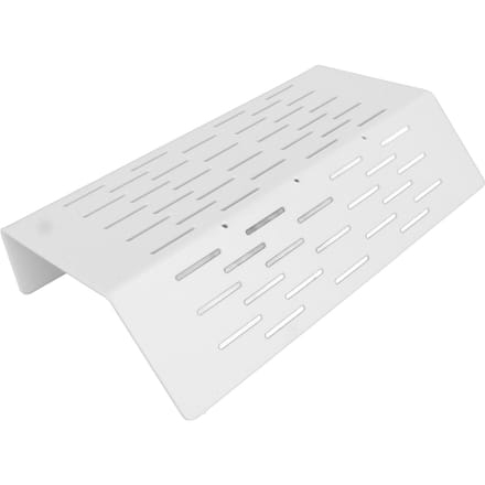 Plateforme de Baignade pour Tortues Acrylique Épais Haute Dureté Marches Creusées Plateforme Stable pour Tortues pour Extra Large white
