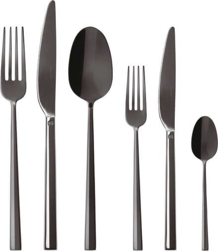 Sambonet Bestekset Rock - Zwart - 36 delig / 6 personen
