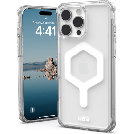 UAG - Plyo Mag geschikt voor iPhone 16 Pro Max Hoesje - transparant/wit