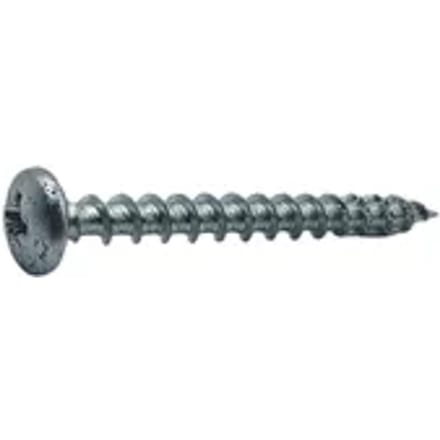 Sencys Universele Schroef Gegalvaniseerd Ronde Kop Pozi - 5x50mm - 10 Stuks