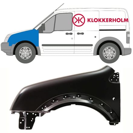 Voorste spatbord voor Ford Transit Connect 2003-2013 / Links