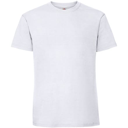 Fruit Of The Loom Mens Ringgesponnen Premium Tshirt (Wit)