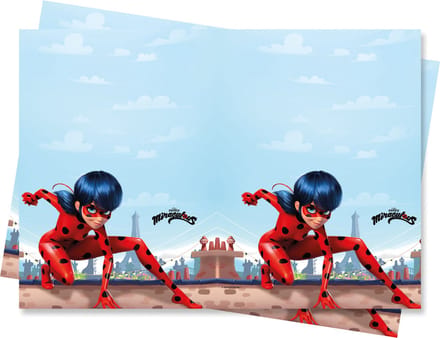 Vegaoo - Plastic tafelkleed Ladybug 120 x 180 cm