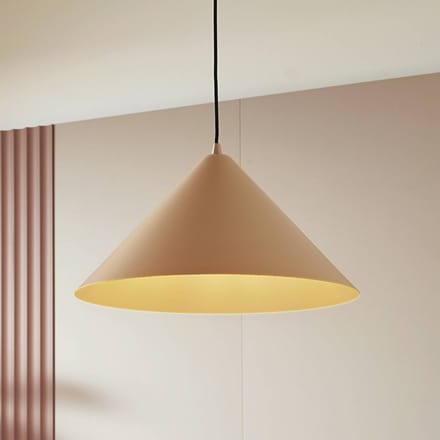 Lindby - hanglamp - 1licht - Metaal - H: 25 cm - E27 - beige