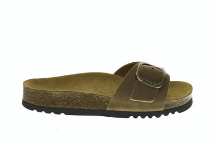 Taupe Slipper Instapper Scholl Kathleen maat 37