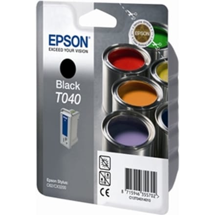 Epson T040 inktcartridge zwart (origineel)