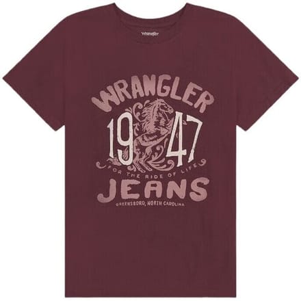 Lee Wrangler grafische T-shirt Dahlia, M XS
