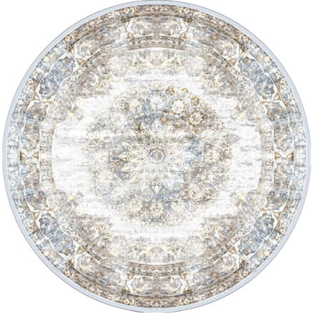 Veer Carpets Vloerkleed viola taupe rond ø120 cm