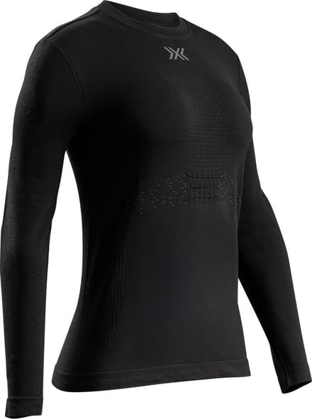 X-Bionic Mightywool Damesshirt Lange Mouwen Zwart, Maat XS