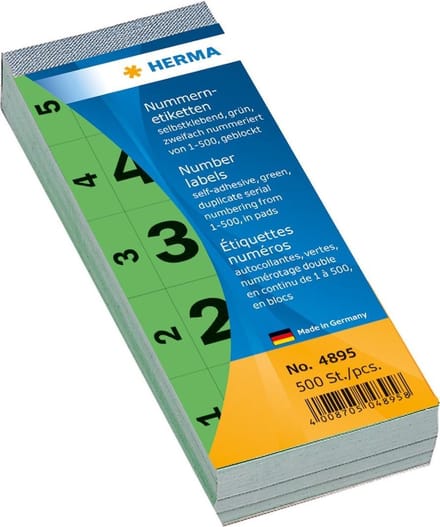 HERMA decoration adhesive - 2.8 x 5.6 cm - 100 sheets - Groen - Papier