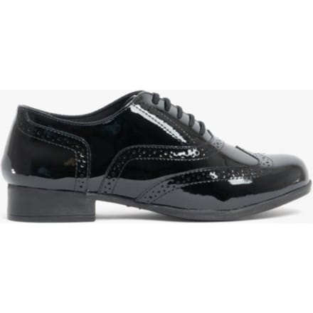 KADA Meisjes School schoenen Zwart Lak